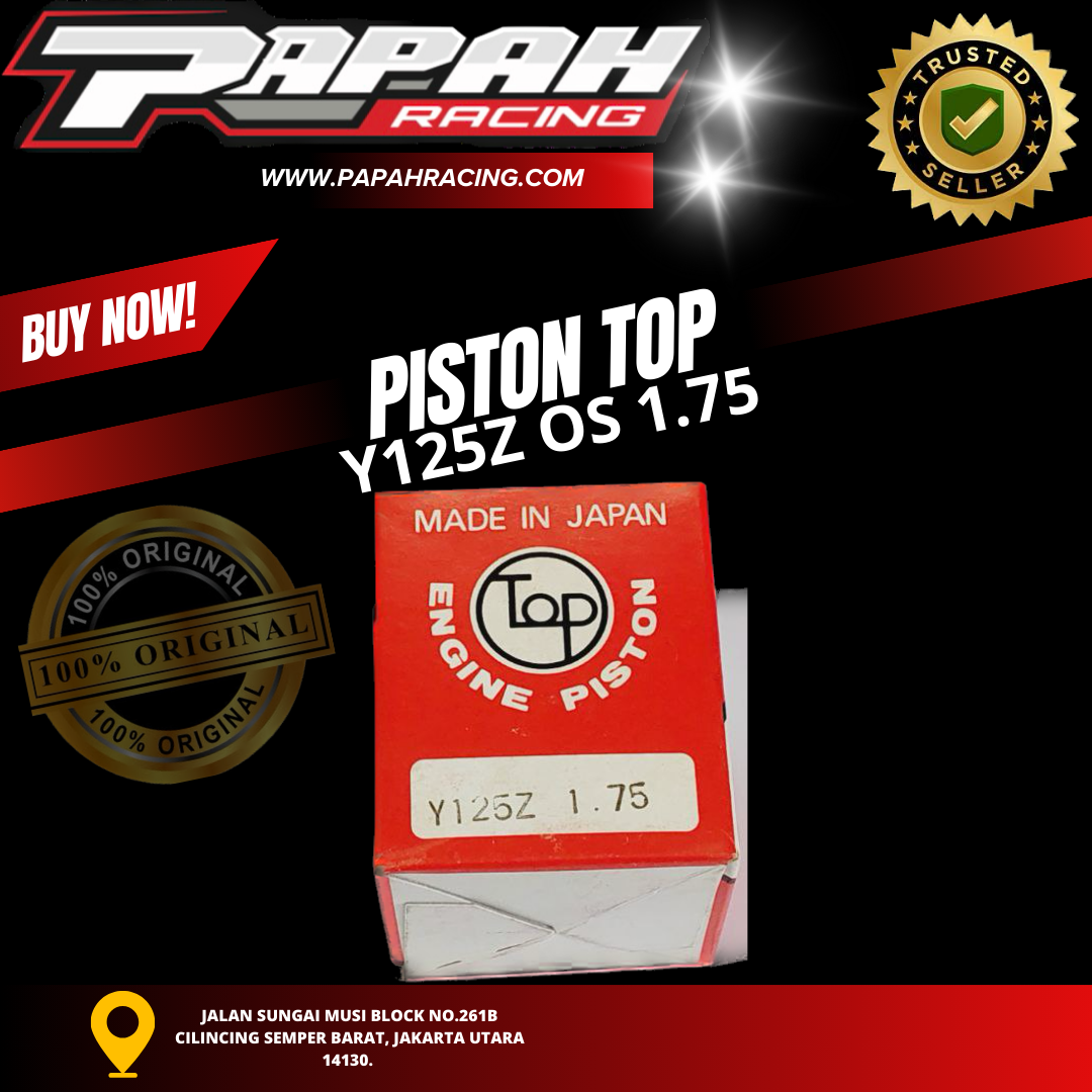 PISTON TOP Y125Z OS - 1.75